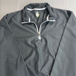 PGA Tour Series Black Golf Quaters-zip windbreaker